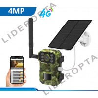 Охотничья камера ночного видения на солнечной батарее,с датчиком движения, 4G A8-T31