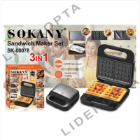 Набір для приготування сендвічів Sokany SK-08078-3