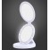 Зеркало с LED подсветкой круглое Large LED Mirror (складное, 5X) (W0-29) (36)