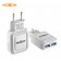 СЗУ MOXOM 2в1 Lightning 2USB/5V 2.4A AUTO ID (KH-52) білий