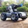 Боевой стреляющий танк - машинка Mech Chariot Drift 360 управления жестами с водными бомбами и лазерным лучом
