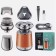 Электробритва VGR 3 в 1 V-391 ORANGE, 3 насадки, IPX7, LED