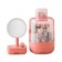 Набор для макияжа 2в1 (LED зеркало/Органайзер для косметики) (Розовый) (W-51)