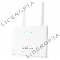 Настільний Wi Fi роутер CPE R311 3G/4G/5G LTE SIM модем 300 Mbps вай-фай маршрутизатор для будинку Білий