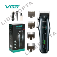 Машинка для стрижки, USB светодиодный экран VGR V-969