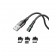 USB кабель MOXOM MX-CB37 3/1 магнітний
