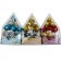 Набор ёлочных украшений "Домик",12 шт(шарики и подарочки), 4 см, 4 цвета, проз. коробка