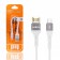 USB cable MOXOM micro USB (MX-CB07) 20cm білий