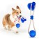 Іграшка для собак канат на присосці з м'ячем WM-60
