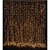 Гирлянда Штора-водопад, 320 LED / 300x150 cм, переходник, проз. шнур, золотой теплый свет