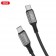 USB cable XO Type-C to Type-C (NB-Q180B) 60W/1M чорний