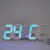 Электронные настольные LED часы с будильником и термометром VST LY 1089 Синий