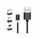 USB кабель X360 3 в 1 Micro-iPhone-Type-C магнитный