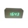 Годинник настільний 1295 із зеленим підсвічуванням