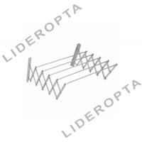 Вішалка-сушарка для одягу SKLM-3 (складна, настінна, метал.) (80*70*26.5)