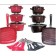 Набір кухонного посуду із гранітним антипригарним покриттям TK-000103