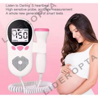 Допплер 3.0 МГц для прослушивания сердца плода/Цв.:Розовый Fetal heart rate detector