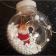 Новогодняя LED гирлянда «Дед мороз» 10 шаров 3M*1.5 метра Тёпло-белый