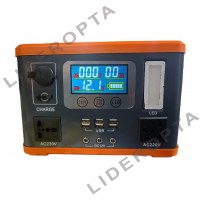 Инвертор аккумуляторный/зарядная станция EP-P300W 12V/30Ah (Li-ion) + солнечная панель 60W 