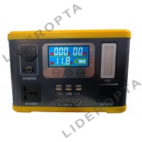 Инвертор аккумуляторный/зарядная станция EP-P500W 12V/40Ah (Li-ion) + солнечная панель 60W