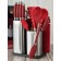 Набір кухонних ножів та приладдя Zepдine ZP-047 (17 предметів) Червоний