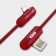 USB cable XO Lightning (NB38) Audio transpose червоний