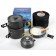 Набір туристичного посуду для кемпінгу MA-132 Cocin set DS-500 з туристичним чохлом Сіра