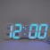 Электронные настольные LED часы с будильником и термометром VST LY 1089 Синий
