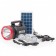 Ліхтар на сонячній батареї та зарядний пристрій Silver Toss ST-1908 c Радіо та MP3, 3 лампочки 3W, 10W+22 Led